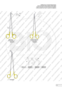 Vente en gros à bas prix ciseaux chirurgicaux en acier inoxydable REYNOLDS plaquettes en carbure de tungstène logo personnalisé bord tranchant bonne qualité - Product Image 4