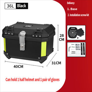 Top Case Moto PP 36L Étanche, Coffre Arrière Haute Résistance, Démontage Rapide, Garantie 1 An - Product Image 2