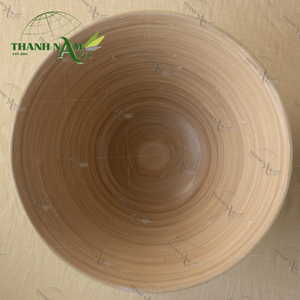 Laque traditionnelle ustensiles de cuisine jetables écologiques bols à salade en bambou naturel classique pour les fêtes en gros de service alimentaire - Product Image 4