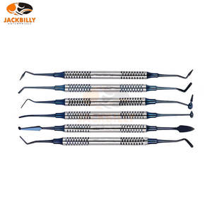 Jackbilly ชุดเครื่องมือกรอกข้อมูลคอมโพสิตทันตกรรม6ชิ้น, เครื่องมือเหล็กแบบใช้มือด้ามจับกลวงออกแบบมาสำหรับ - Product Image 4