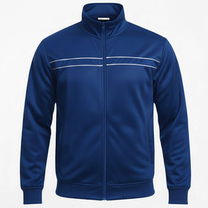 ชุดวอร์มมีสไตล์ชุดวอร์มผ้าโพลีเอสเตอร์ระบายอากาศได้ดีมีซิปปิดสำหรับชุดอินเทรนด์ - Product Image 5