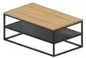 Mesa de madera de aliso de diseño moderno con patas de acero plegables para uso en hoteles y talleres - Product Image 4