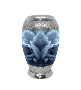 โกศสำหรับผู้ใหญ่ดีไซน์ใหม่ทำจากอลูมิเนียมผิวโลหะไม้สีสันสดใสมีถุงกำมะหยี่ฟรีสำหรับอนุสรณ์สัตว์เลี้ยง - Product Image 1