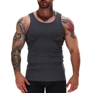 Débardeur de musculation pour homme en coton, dos en Y, personnalisé, vente en gros, OEM, débardeur de musculation pour homme - Product Image 2