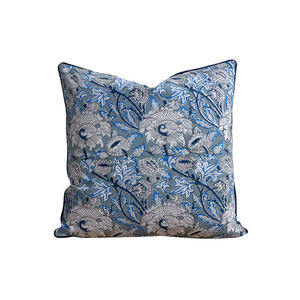 Venta caliente exquisito bloque de mano impreso 100% algodón funda de cojín indio almohada tejida rayas Festival patrón calidad duradera - Product Image 3