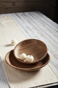 ชุดชามเสิร์ฟไม้ดีไซน์ทันสมัยทำด้วยมือมีสไตล์การตกแต่งห้องครัวทำจากไม้อะคาเซียสำหรับโต๊ะรับประทานอาหารการนำเสนออาหารที่ดีสำหรับ - Product Image 4