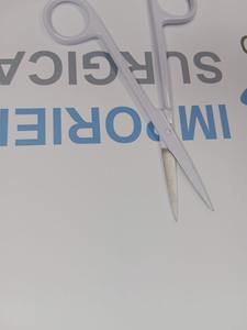 Ciseaux à iris en acier inoxydable durables ciseaux chirurgicaux fins et tranchants outils de beauté de dissection ophtalmique vente en gros en usine - Product Image 6