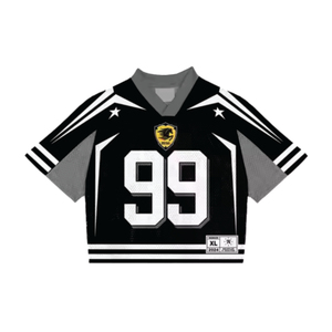 เสื้อฟุตบอลอเมริกันคุณภาพพรีเมียมขายส่ง โพลีเอสเตอร์ 100% แบบสั่งทำพิเศษ ระบายอากาศได้ดี ไซส์ใหญ่พิเศษ สำหรับทุกเพศ สีแดง น้ำเงิน เหลือง - Product Image 5