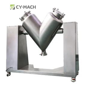 V-200 Industrial Dry Blender Spices Powder Mixing Detergent Washing Powder Mixer Machine For Powder Dry Blending Equipment