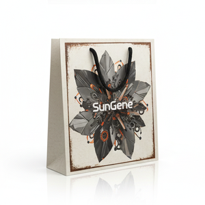 Sacs cadeaux en papier kraft écologiques de luxe fantaisie avec poignée en corde de coton, thème de Noël, prix de gros d'usine - Product Image 4