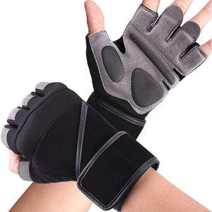 Guantes de Entrenamiento de Cuero Ligeros y Transpirables Personalizados con Soporte para Muñeca para Levantamiento de Pesas y Fitness en el Gimnasio - Product Image 1