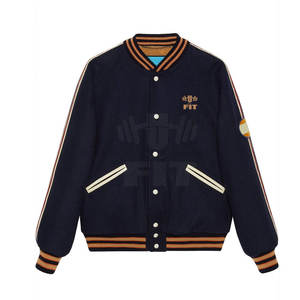 High Street Fashion vestes d'hiver pour hommes col à capuche en tissu de laine léger avec décoration de poche prix de gros bas - Product Image 1