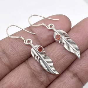 Solid 925 Sterling Silver Drop <b>Earrings</b> Natural Multi-Gemstone Bezel Setting Bahamian Design Wholesale Bulk Lot Manufactures - Product Image 6