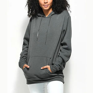 Blanc coton polaire femmes sweat à capuche décontracté 2023/24 hauts amples pull femme hiver sweats à capuche personnalisé votre propre conception - Product Image 6