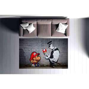 Alfombra Impresa: Alfombras Modernas Personalizadas con Diseños Únicos de Graffiti, con Pelo Suave - Product Image 2