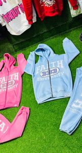 เสื้อฮู้ดซิปสี500gsm แอซิดโอเวอร์ไซส์กางเกงซับเหงื่อใส่ทำงานปักโลโก้พิมพ์ลายสกรีนไซส์ใหญ่พิเศษสีทึบ - Product Image 4