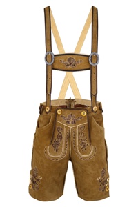 Pantalones Cortos de Cuero de Alta Calidad para Hombre, Prendas Bávaras Trachten, Cuero Genuino, Talla XL, con Mangas Cortas para la Temporada del Oktoberfest - Product Image 5