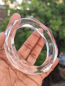 Luoyan nouveau acétate tacheté résine artistique géométrique bracelet à breloques irrégulière à la main élastique acrylique bracelets bijoux pour femme - Product Image 4