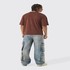 Camiseta lavada con estampado de gran tamaño Boxy Demure Mindful para hombre, 100% algodón único, tejido de calidad superior, ajuste perfecto para cualquier - Product Image 2