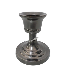 Nouveau design aluminium bougeoir fini nickel pour décoration de noël bougeoir fait main personnalisé - Product Image 3