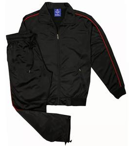 OEM logotipo personalizado Unisex clásico Retro completo Jogging traje de alta calidad liso 100% poliéster transpirable de secado rápido para gimnasia - Product Image 4