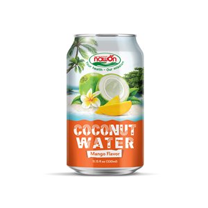 330ml Bebidas carbonatadas Agua de coco Sabor a manzana verde Etiqueta privada Fabricante de bebidas HACCP HALAL en Vietnam - Product Image 4
