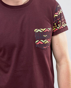 T-shirt col V de luxe pour homme en coton épais 100 %, décontracté, personnalisable avec logo, OEM ODM, faible MOQ - Product Image 3