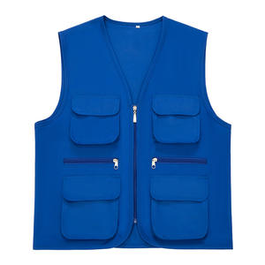 Chaleco de invierno de talla grande para hombre, cómodo, antibolitas, anticontracción, de poliéster, a prueba de viento, transpirable, con múltiples bolsillos, Chaleco corto - Product Image 1