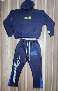 Fabricant ODM Sweat-shirt à col rond Sweat à capuche OEM Logo personnalisé Sweat-shirt de haute qualité en coton bouffé imprimé broderie col rond pour femmes - Product Image 2