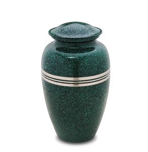 Adult Human Cremation <b>Ash</b> Urn Beautiful Speckled Emerald Glossy Finish <b>for</b> Timeless Beauty Keepsake Also Available - Product Image 5