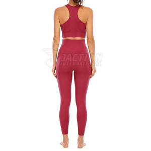Concevez votre propre ensemble de yoga pour femmes vêtements de fitness pour la salle de sport ensemble de yoga pour femmes nouveau style ensemble de yoga pour femmes à vendre - Product Image 2