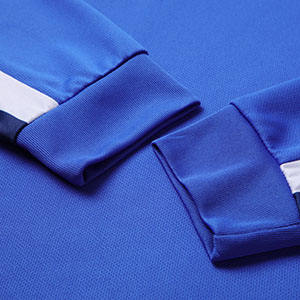 Jersey de fútbol-Traje de fútbol de manga corta de color sólido transpirable Chaquetas de tela de algodón de mezclilla Fabricante - Product Image 5