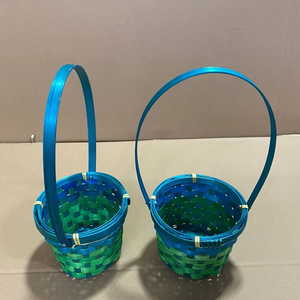 Cesta de Almacenamiento Tejida a Mano de Hoja de Palma Natural, Ecológica y de Alta Calidad, Caja de Regalo Multiusos Personalizable - Product Image 1