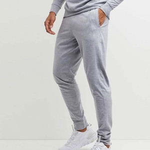 เสื้อผ้าผู้ชายกางเกงวิ่งกางเกงผู้ชายกางเกงลำลองขายาวผ้าคอตตอนแบบกำหนดเองสีพื้น - Product Image 4