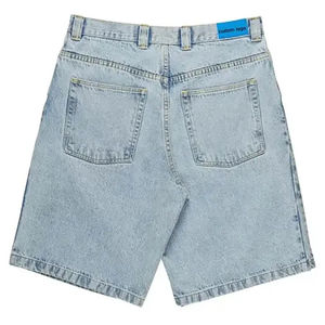 Pantalones cortos de mezclilla ajustados para hombre de la mejor calidad al por mayor, pantalones cortos de mezclilla rectos elásticos de algodón hechos a medida para hombre - Product Image 4