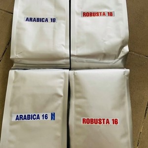 Meilleur prix pour les grains de café vert Robusta biologique torréfiés et séchés, emballés dans un sac en jute, directement de la ferme à la tasse - Product Image 1