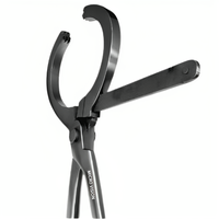 Offre Spéciale 40cm en acier inoxydable testeur de sabot réglable Instrument vétérinaire pour forgeron maréchal-ferrant outils de ferrage