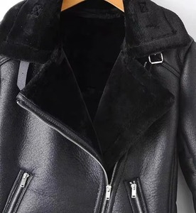 แจ็กเก็ตหนังแกะแท้สำหรับผู้หญิง, แจ็กเก็ตหนังวัวแกะแท้ย้อมสีล้วนเสื้อแจ็กเก็ตหนังฟอกสั่งทำสำหรับผู้หญิงปากีสถานที่ทำด้วยมือ - Product Image 5