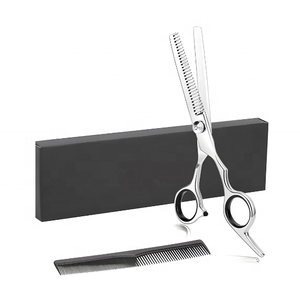 Ciseaux de coiffure en acier inoxydable pour salon de coiffure à domicile avec vis de réglage fin Outils de beauté pour couper les cheveux pointus - Product Image 1