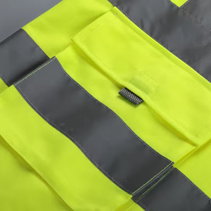 Chaleco de Seguridad Reflectante de Alta Visibilidad Personalizable, Chaleco de Protección Laboral de Alto Contraste con Logotipo Personalizado - Product Image 6
