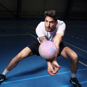 ลูกวอลเล่ย์บอลหนัง PU สำหรับฝึกสีและขนาดโลโก้ตามสั่ง - Product Image 5