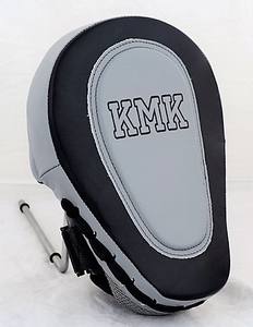 10OZ 12OZ Gants de boxe factices en cuir PU entraînement léger fermeture à crochet et boucle Logo personnalisé et Design rose bleu blanc - Product Image 6