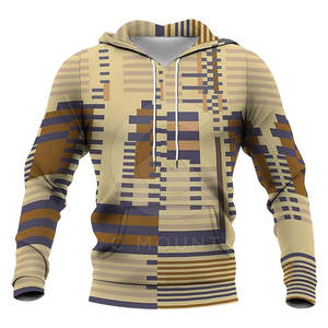 เสื้อฮู้ดพิมพ์ลายกราฟิกผ้าฝ้ายสำหรับผู้ชาย พิมพ์โลโก้ตามสั่ง ขายส่งจากโรงงานผู้ผลิต OEM - Product Image 2