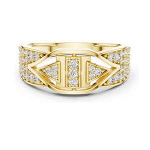 Bague pour femme en diamant de laboratoire de 0,613 carats, clarté VVS-VS EF, disponible en or 18 carats, 14 carats, 10 carats et argent 925, rose, jaune - Product Image 2