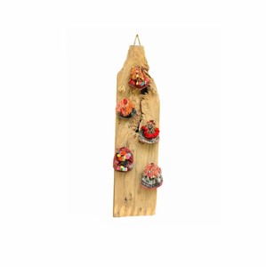 Mur en bois sculpté Art suspendu Style compétitif fait à la main prix décoratif pas cher vivace en bois suspendu attaché trucs antiques - Product Image 2