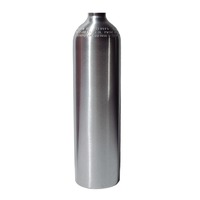 Mini Kegerator, Tanque de CO2 de 0.5L, 0.67kg, Cilindro Portátil de Aleación de Aluminio