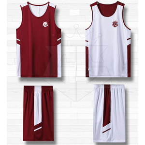 Precio al por mayor Ropa deportiva Uniforme de baloncesto 100% Poliéster Uniforme de baloncesto reversible de la mejor calidad - Product Image 1