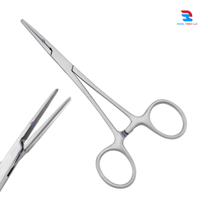 Venta al por mayor Pinzas hemostáticas Crile Rankin Pinzas hemostáticas de arteria recta de 5,5 "Pinzas hemostáticas Rectas y curvas Veterinario Quirúrgico - Product Image 1