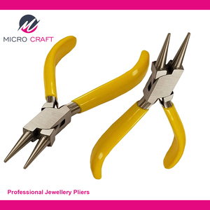 Pince à bijoux de beauté professionnelle miroir mat terne et outils à gaine en caoutchouc enduit de poudre pour le fabricant de fabrication de bijoux - Product Image 2