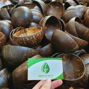 Tazón de cáscara de coco ecológico de gran suministro, diseño vintage para acampar, muy buen precio para el mercado de los Emiratos Árabes Unidos, directo desde Vietnam - Product Image 5
